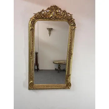 Zrcadlo Zámecké zrcadlo květiny a andělé