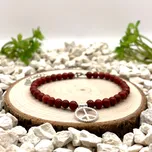 Certom Stříbrný náramek přívěsek Mír & Láska 0101