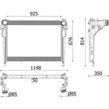 Turbodmychadlo Chladič turba MAHLE CI 706 000P