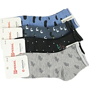 Dámské ponožky PESAIL Dámské bavlněné zdravotní ponožky LW02 Velikost: 35 - 38