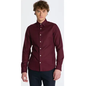 KOŠILE GANT SLIM FORMAL TWILL SHIRT RED SHADOW