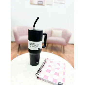 Termohrnek Tumbler - Láhev na vodu - půlnoc 1200 ml