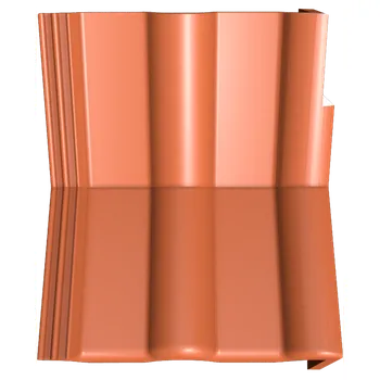 Střecha KM Beta ELEGANT - taška úžlabní okrajová pravá - ci.červená