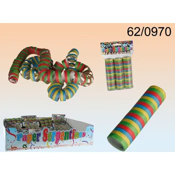 ootb.de Papírové serpentýny 4 m – barevná dekorace na každou oslavu