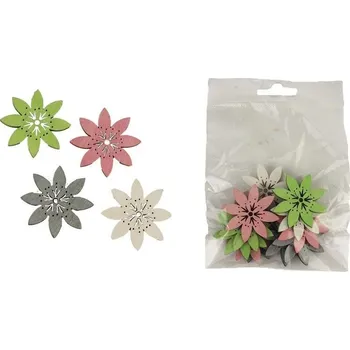 Velikonoční dekorace Dekorační kytky, 12 ks D3699