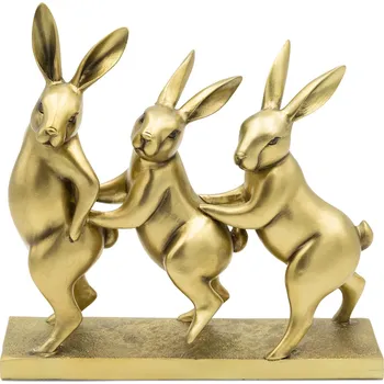 Váza VELIKONOČNÍ SOŠKA EASTER9 24X23 CM ZLATÁ