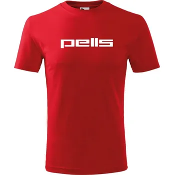 cyklistický dres Tričko PELLS Rocket Kid Red - 146