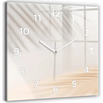 Hodiny Nástěnné hodiny Wallfluent béžové 30 cm