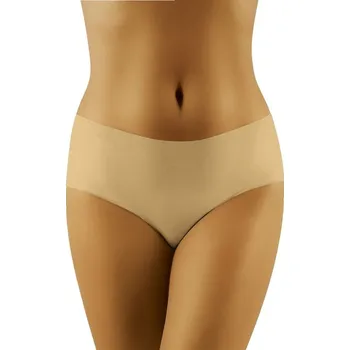 Dámské spodní prádlo Bezešvé kalhotky WOLBAR Eco-Es béžové - M