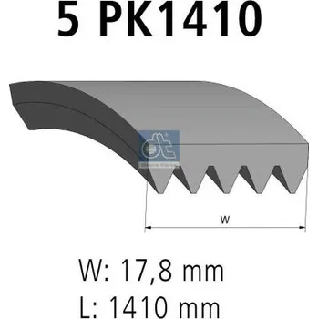 ozubený klínový řemen DT Spare Parts 6.31509