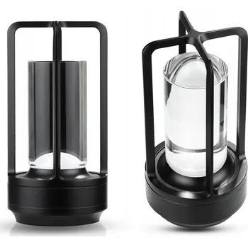 Lampička KŘIŠŤÁLOVÁ LED STOLNÍ LAMPA DOTYKOVÁ KEMPINGOVÁ