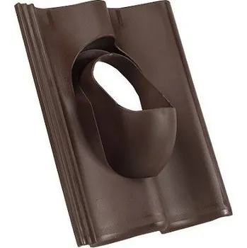 Střecha HPI - odvětr. taška plastová Bramac moravská - tm. hnědá