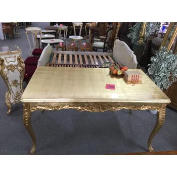 Jídelní stůl Barokni stůl zlatý