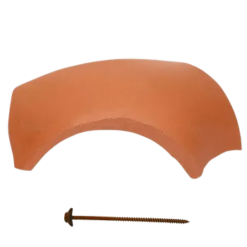 Střešní krytina Terran SYNUS - hřebenáč rozdělovací - měděná-hnědá