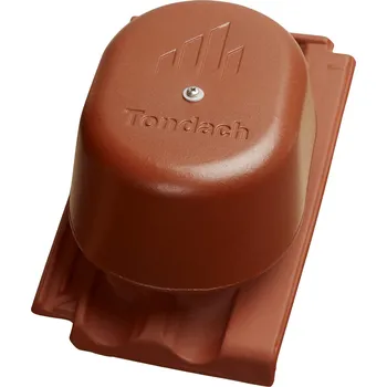 pálená krytina Tondach - Renoton14/Brněnka14 - prostupová taška + komplet odvětrání, hnědá engoba