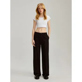 Dámská móda Kalhoty s&nbsp;širokými nohavicemi - 38 - House - černá - 353EQ-99X