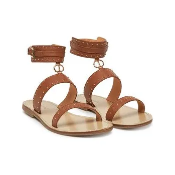 Dámské sandále TWINSET Sandály 251GCJ04C Hnědá 39