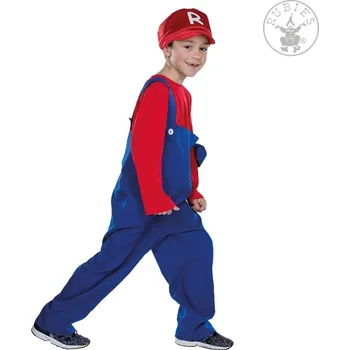 Karnevalový kostým Dětský kostým - Super Racer - Mario Velikost: 7-9 roků