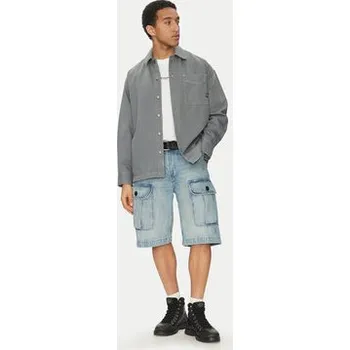 Pánské kraťasy G-Star Raw Džínové šortky Bend 3D Cargo D26528-D788 H119 Světle modrá Relaxed Fit 30