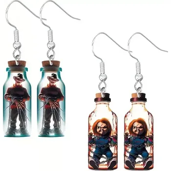 dovoz Náušnice horor - 2 druhy Freddy + Chucky