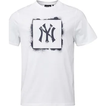 Pánské triko New Era NEW YORK YANKEES MLB SPRAY STAMP L Bílá, Modrá