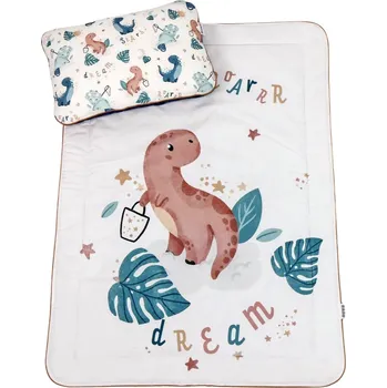Povlečení Povlečení s výplní do školky, jeslí Dinosaurus + pytel se jménem