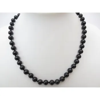 Drahý kámen Mani Bhadra Mani Bhadra Náhrdelník s drahými kameny Onyx (korálky Ø 8 mm)