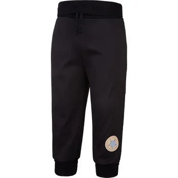 Little Angel Kalhoty softshell STRETCH náplet - černá Velikost oblečení: 128