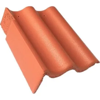 Střešní krytina Bramac - Max PROTECTOR, taška okrajová levá - cihlově červená