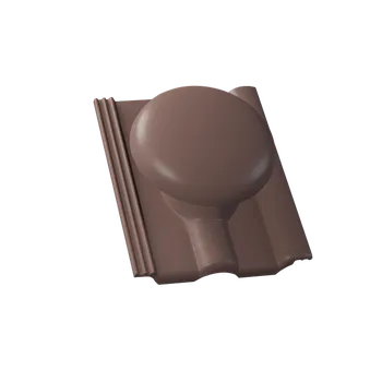 Střecha KM Beta ELEGANT - taška betonová odvětrávací, komplet - hnědá