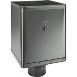 KJG Kotlík žlabový sběrný DESIGN EXCENTRICKÝ antracit 80 mm