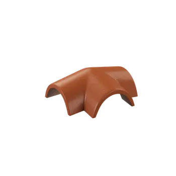 Střecha KM Beta BRILIANT - hřebenáč křížový T - cihlově červený