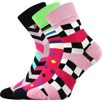 Pánské ponožky IVANA dámské barevné ponožky Boma - MIX 56 (Boma ponožky Ivana mix 56)