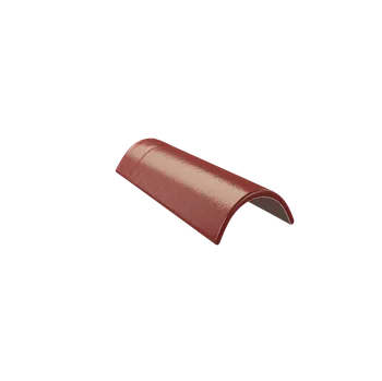 Střecha KM Beta BRILIANT - hřebenáč - višňová