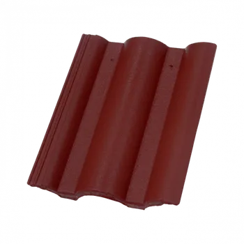 Střešní krytina Terran DANUBIA EVO - taška základní - merlot/víšňově červená