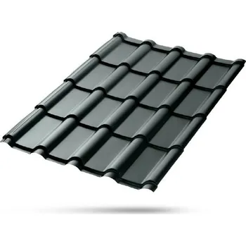 Střešní krytina Lindab - Mega 35 Elite MAT tmavě šedá RAL7011