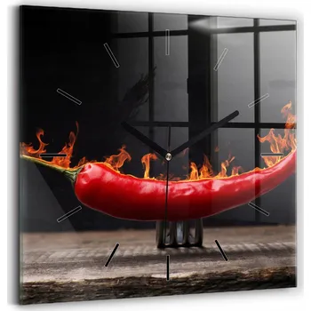 Hodiny Nástěnné hodiny Wallfluent černé 30 cm