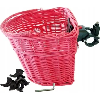 Košík na láhev Přední košík na kolo sportown Click růžový