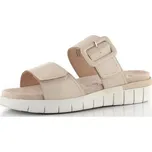 Caprice kožené pantofle s vyměnitelnou stélkou Cream Perlato 9-27203-44 - 39 | P694675