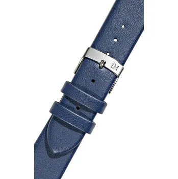 Řemínek na hodinky Kožený řemínek Morellato Micra Evoque 5126875.062 M, modrý - 20 mm