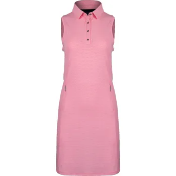 Dámské šaty Šaty KJUS Women Bella Structure Dress Barva: Spritz/White, Velikost: 42, Pohlaví: Dámské