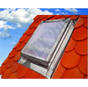 Okno Radomír Ševčík Vikýř pozinkovaný 500x600mm úplný + LEXAN