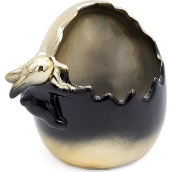 Váza VELIKONOČNÍ SOŠKA EASTER4 SADA 2 KS 12X11 CM VÍCEBAREVNÁ