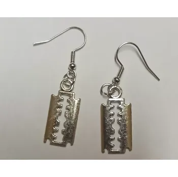 Karnevalový doplněk Náušnice žiletka