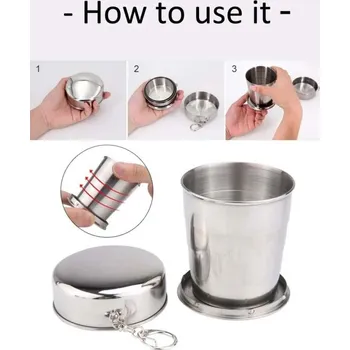 Žertovný předmět Pohár skládací 150ml