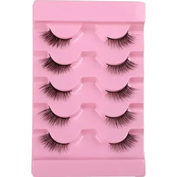 Karnevalový doplněk dovoz Řasy černé - 5 párů sada