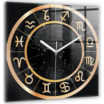 Hodiny Nástěnné hodiny Wallfluent černé 60 cm