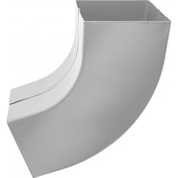 okap KJG Koleno svodové hranaté bílo hliníkové 120x120 mm, 72°