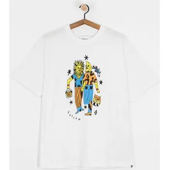 Pánské tričko Volcom Fa Bob Mollema 3 Lse (white) XL, bílá