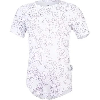 Kojenecký body Little Angel Body tenké tričko TISK KR Outlast® - bílá kytičky Velikost oblečení: 92